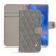 Housse cuir Huawei Mate 20 X - Acier vintage - Couture
