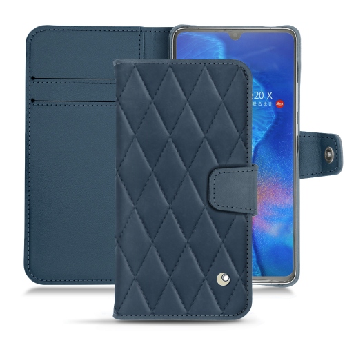 Funda de piel Huawei Mate 20XJean vintage - Couture ( Pantone #2f414f  ) 
