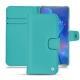 Huawei Mate 20 X leather case - Bleu fluo
