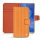 Custodia in pelle Huawei Mate 20 X - Abaca arancio