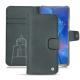 Huawei Mate 20 X leather case - Blu marino