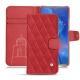 Housse cuir Huawei Mate 20 X - Rouge troupelenc - Couture