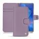 Huawei Mate 20 X leather case - Lilas PU