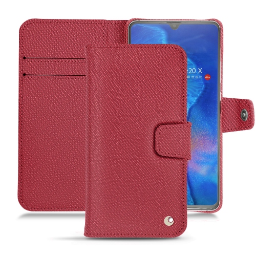 Habillez votre Huawei Mate 20X avec des housses, étuis, coques en cuir haut de gammeRouge passion ( Pantone #a6192e ) 