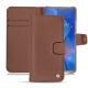 Huawei Mate 20 X leather case - Marron délicat