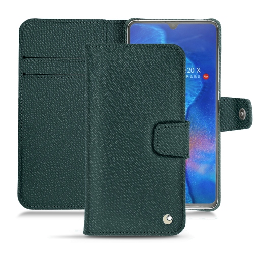Capa em pele Huawei Mate 20XVert séduisant ( Pantone #1d3c34 ) 