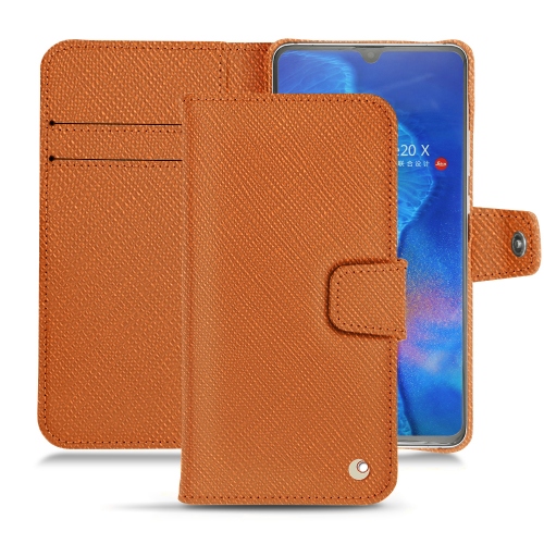 가죽 커버 Huawei Mate 20XOrange vibrant ( Pantone #e36b39 ) 