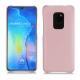 Huawei Mate 20 leather cover - Rose ( Nappa - Pantone 2365C ) 