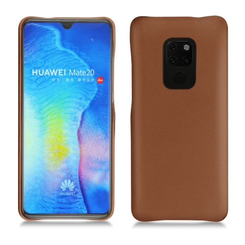 Lederschutzhülle Huawei Mate 20Marron ( Nappa - Pantone #8B4720 ) 
