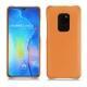 Coque cuir Huawei Mate 20 - Orange ( Nappa - Pantone 1495U ) 