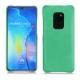 Huawei Mate 20 leather cover - Menthe vintage ( Pantone 562C ) 
