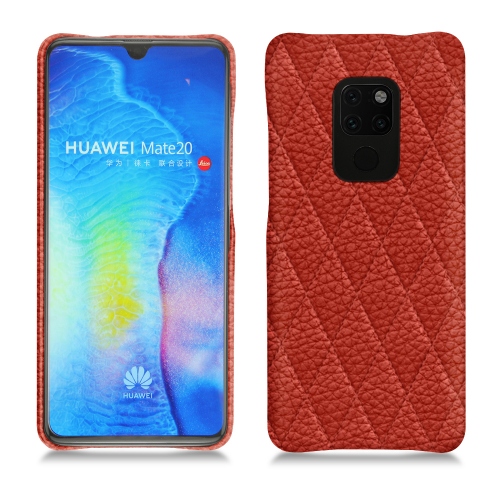 Funda de piel Huawei Mate 20Papaye - Couture ( Pantone #b54317 ) 