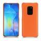 Coque cuir Huawei Mate 20 - Orange fluo
