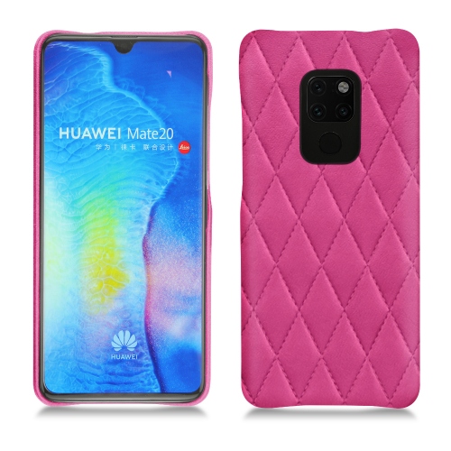 Custodia in pelle Huawei Mate 20Rose BB - Couture ( Pantone #DB599F )