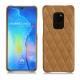 가죽 커버 Huawei Mate 20 - Castan esparciate - Couture