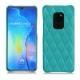 Funda de piel Huawei Mate 20 - Bleu fluo - Couture
