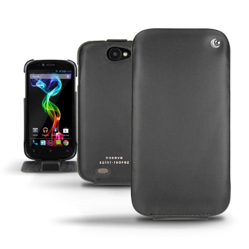 硬质真皮保护套 Archos 53 Platinum  - Noir ( Nappa - Black ) 