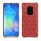 Capa em pele Huawei Mate 20 - Cerise vintage - Couture