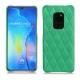 Coque cuir Huawei Mate 20 - Menthe vintage - Couture