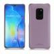 Huawei Mate 20 leather cover - Lilas PU