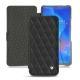 Custodia in pelle Huawei Mate 20 X - Noir - Couture ( Nappa - Black ) 