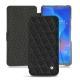 Funda de piel Huawei Mate 20 X - Ebène - Couture ( Sleek P C12 - Black ) 