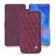 Custodia in pelle Huawei Mate 20 X - Prune vintage - Couture