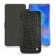 Custodia in pelle Huawei Mate 20 X - Autruche nero