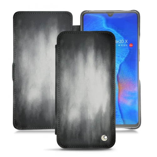 가죽 커버 Huawei PMate 20 XGris Patine