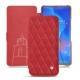 가죽 커버 Huawei Mate 20 X - Rouge troupelenc - Couture