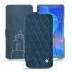 Capa em pele Huawei Mate 20 X - Blu mediterran - Couture