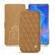 Huawei Mate 20 X leather case - Castan esparciate - Couture