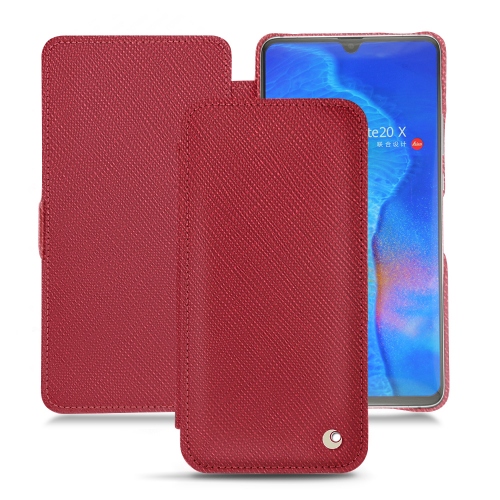 Funda de piel Huawei Mate 20 XRouge passion ( Pantone #a6192e ) 