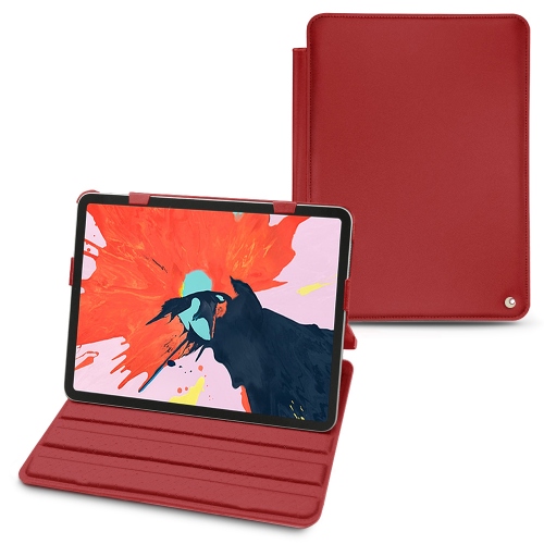 Lederschutzhülle Apple iPad Pro 12.9" (2018)Rouge ( Nappa - Pantone #d50032 ) 