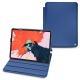 Capa em pele Apple iPad Pro 12.9" (2018) - Bleu océan ( Nappa - Pantone 293C ) 