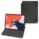Apple iPad Pro 12.9" (2018) leather case - Ebène ( Sleek P C12 - Black ) 