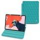 Lederschutzhülle Apple iPad Pro 12.9" (2018) - Bleu fluo - Couture