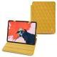 Apple iPad Pro 12.9" (2018) leather case - Jaune soulèu - Couture