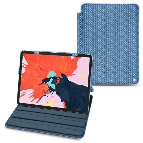 Lederschutzhülle Apple iPad Pro 12.9" (2018)Abaca ishia ( Pantone #395775 ) 