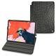 Apple iPad Pro 12.9" (2018) leather case - Autruche nero