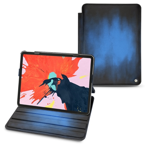가죽 커버 Apple iPad Pro 12.9" (2018)Bleu Patine