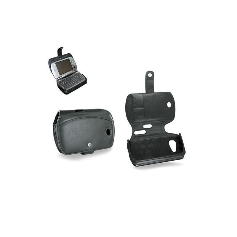 Estojo em pele Qtek 9000 - HTC universal - i-Mate Jasjar Traditi - Noir ( Nappa - Black ) 