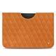Pochette cuir Apple iPad Pro 11" (2018) - Mandarine vintage - Couture