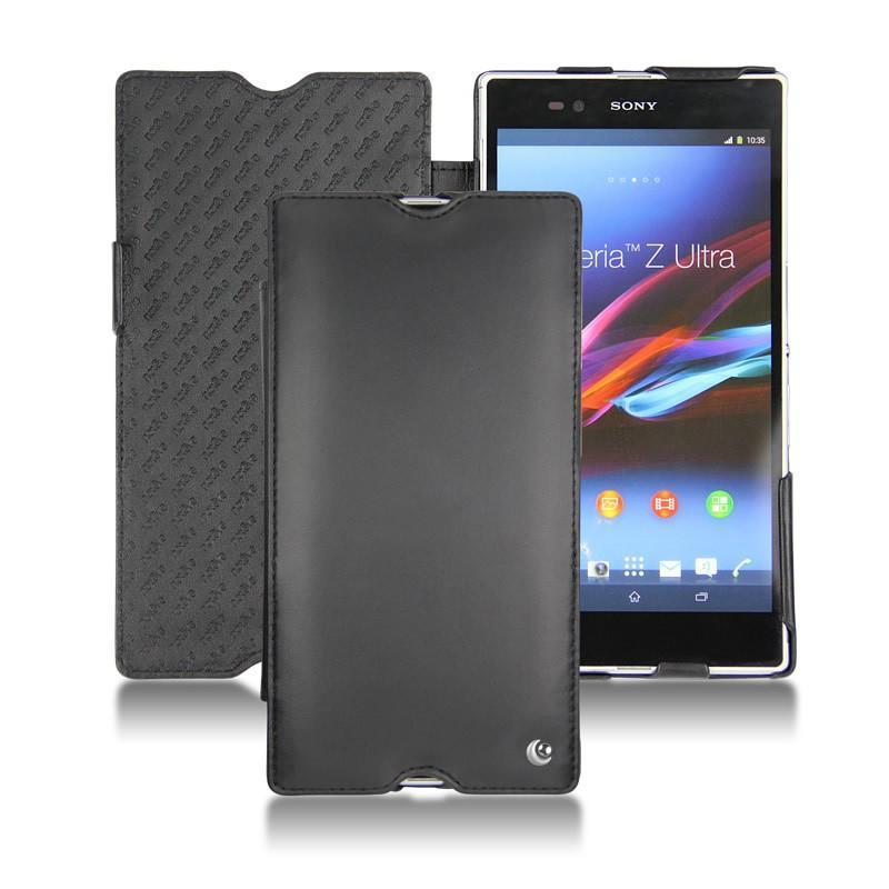 Custodia in pelle Sony Xperia Z Ultra - Noir ( Nappa - Black ) 