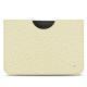Pochette cuir Apple iPad Pro 12.9" (2018) - Ivoire ( Sleek P C12 - White ) 