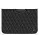 Pochette cuir Apple iPad Pro 12.9" (2018) - Noir - Couture ( Nappa - Black ) 