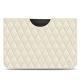 Funda de piel Apple iPad Pro 12.9" (2018) - Blanc - Couture ( Bologna - White ) 