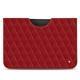 レザーケース Apple iPad Pro 12.9" (2018) - Rouge - Couture ( Nappa - Pantone 199C ) 