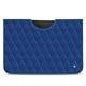 Custodia in pelle Apple iPad Pro 12.9" (2018) - Bleu océan - Couture ( Nappa - Pantone 293C ) 