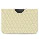 Lederschutzhülle Apple iPad Pro 12.9" (2018) - Ivoire - Couture ( Sleek P C12 - White ) 
